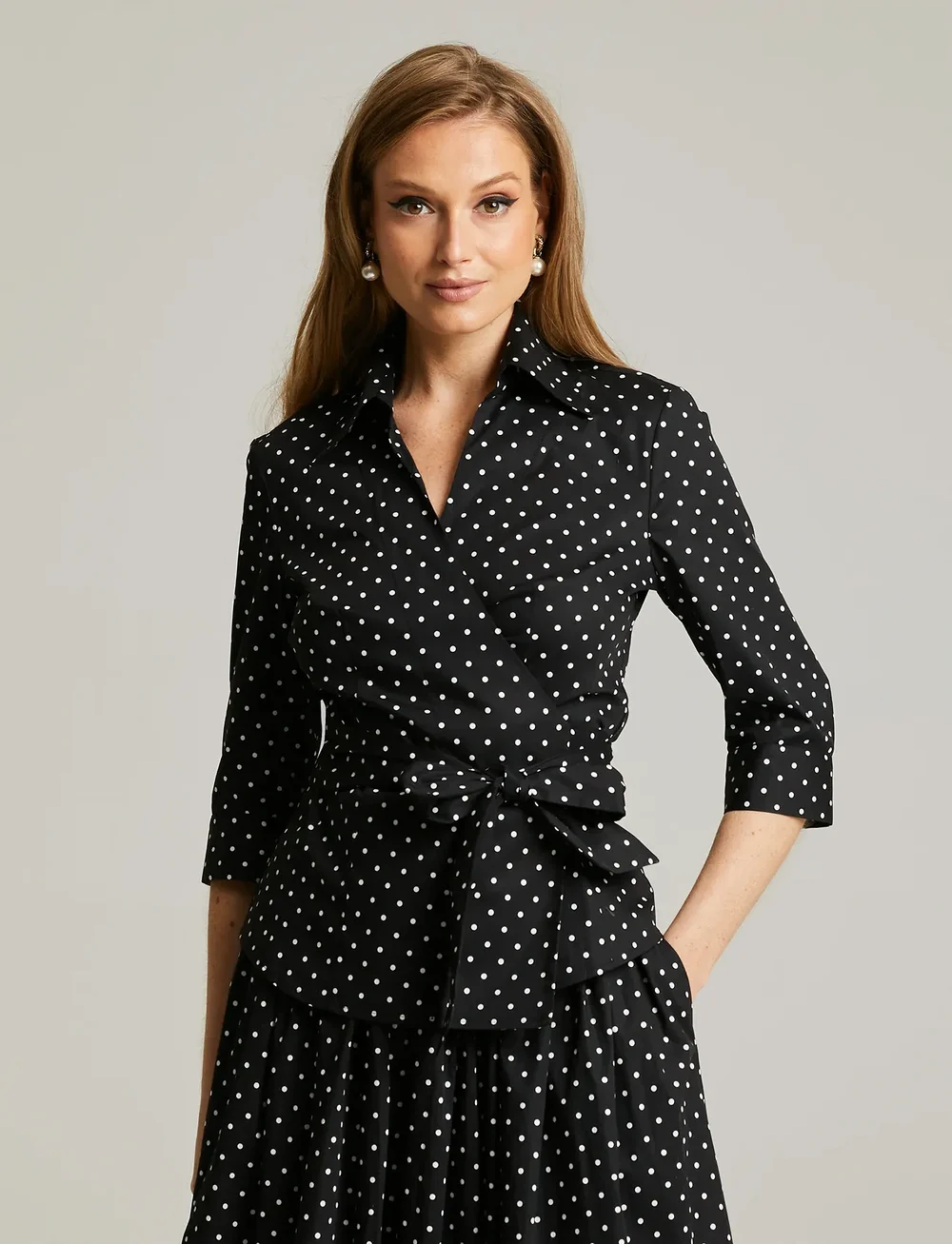 Andiata - Kiira - kortærmede bluser - petite polka - 0