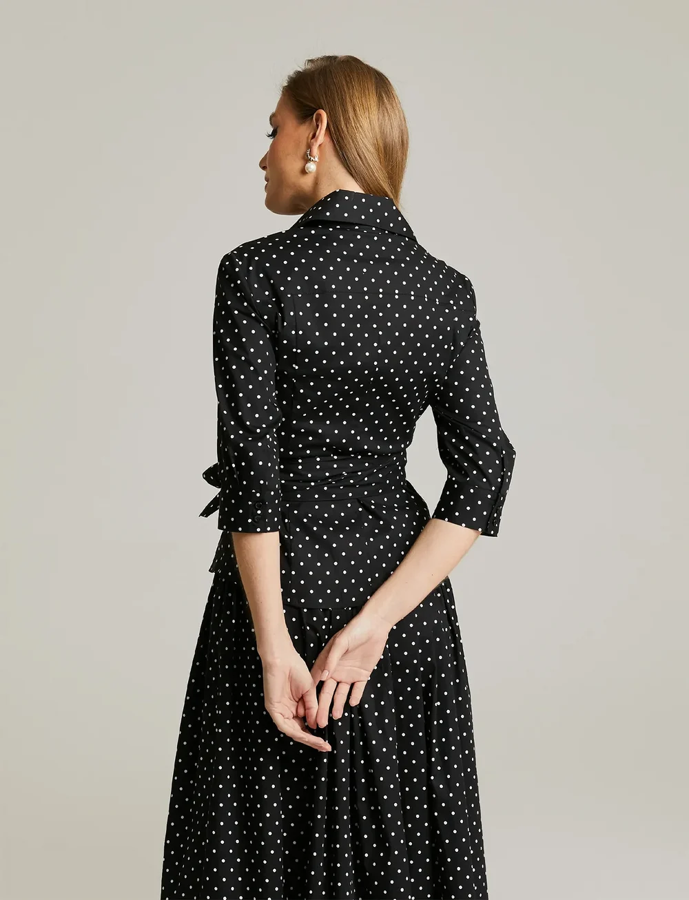 Andiata - Kiira - kortærmede bluser - petite polka - 3