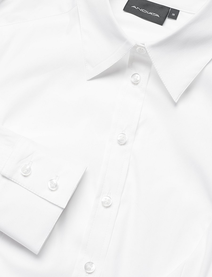 Andiata - Cobi Shirt - jeanshemden - brilliant white - 5