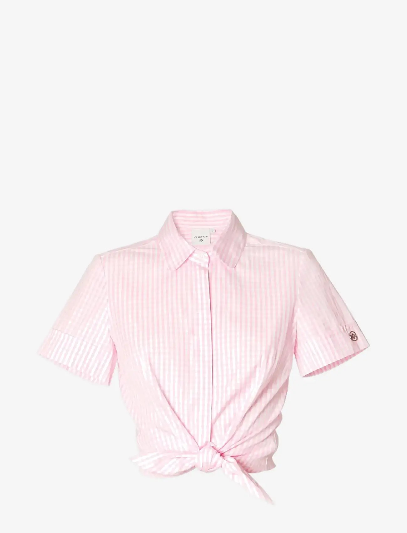 Andiata - Ariadne - denimskjorter - pink gingham - 1