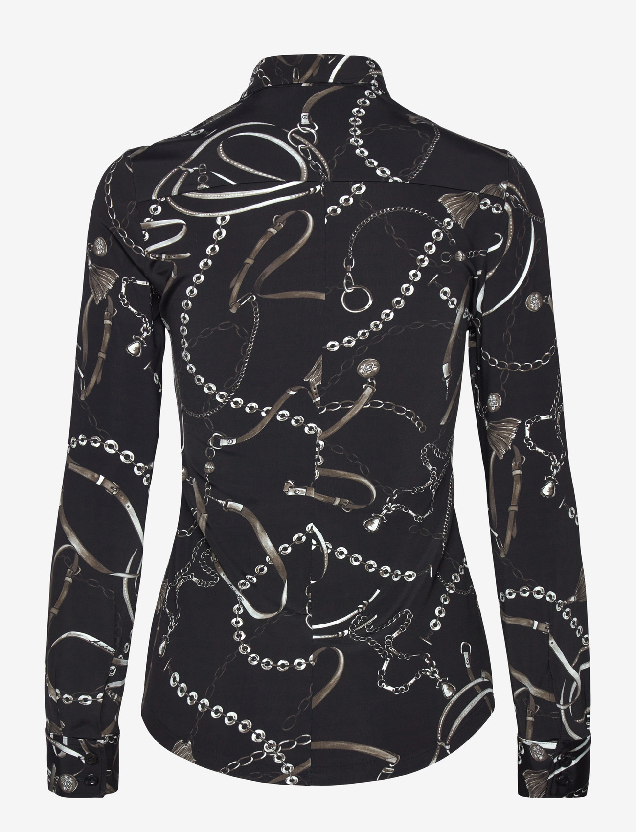 Andiata - Gerri T - jeansskjortor - chain print - 2