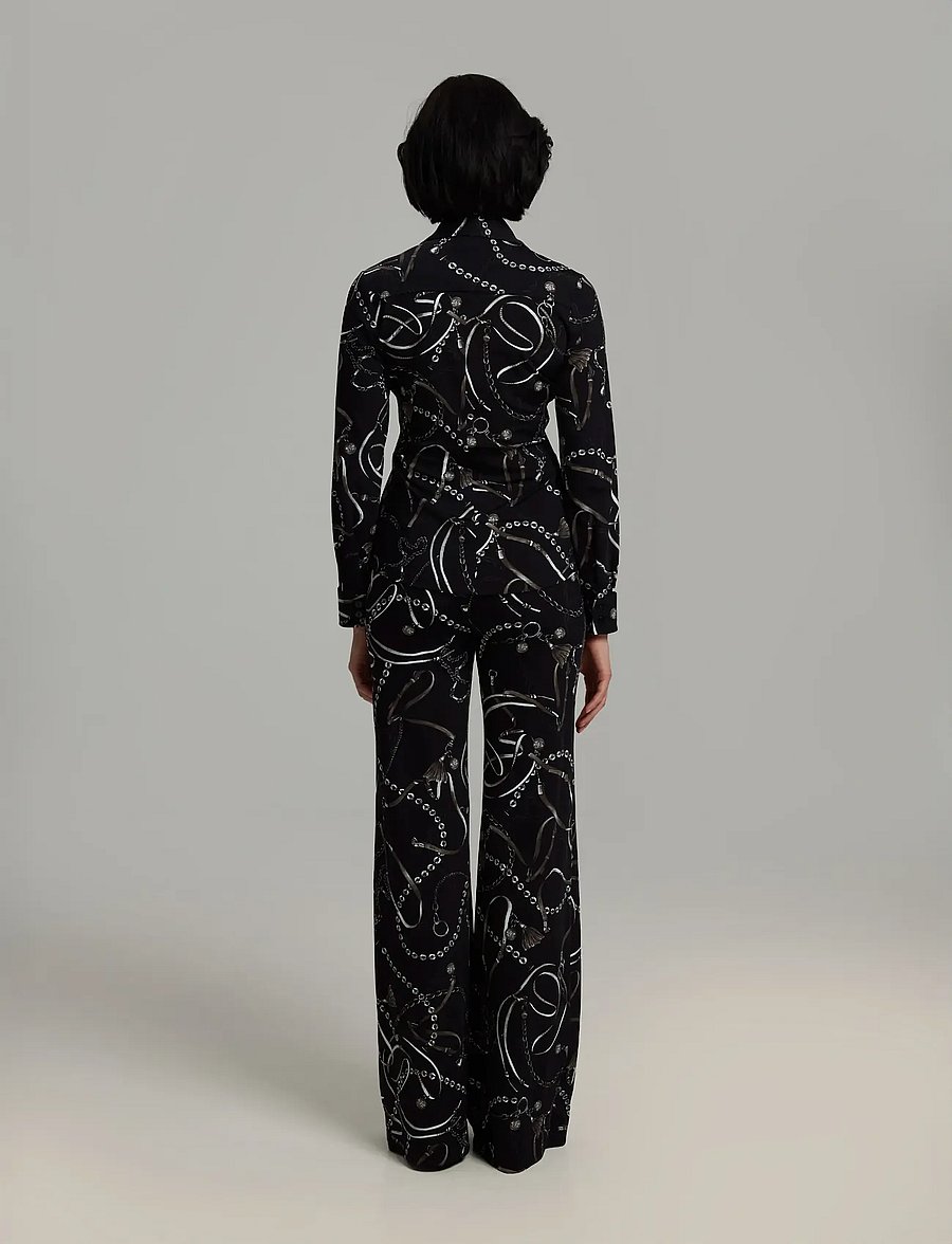 Andiata - Gerri T - džinsiniai marškiniai - chain print - 3