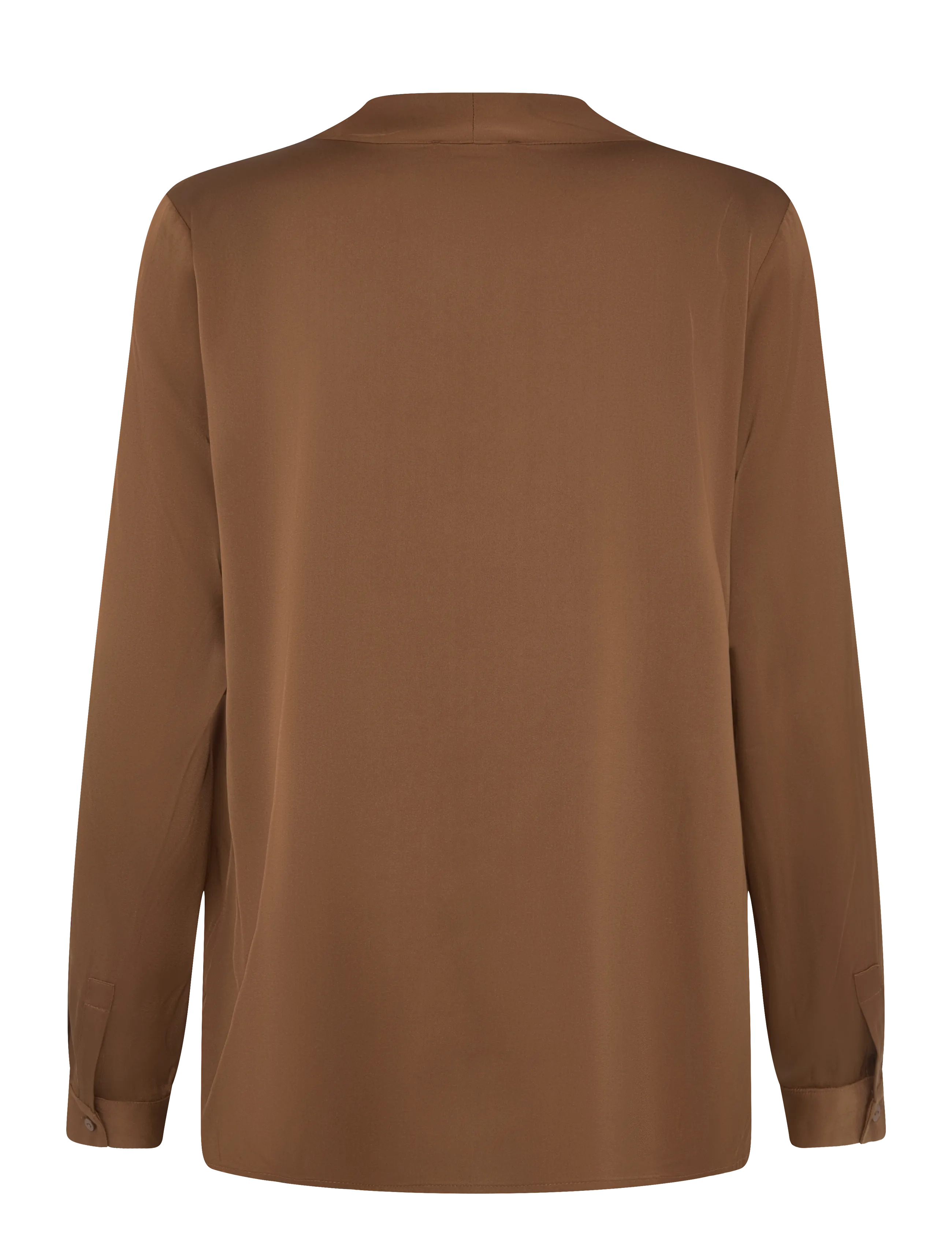 Andiata - Elle Blouse - langærmede bluser - cognac - 1