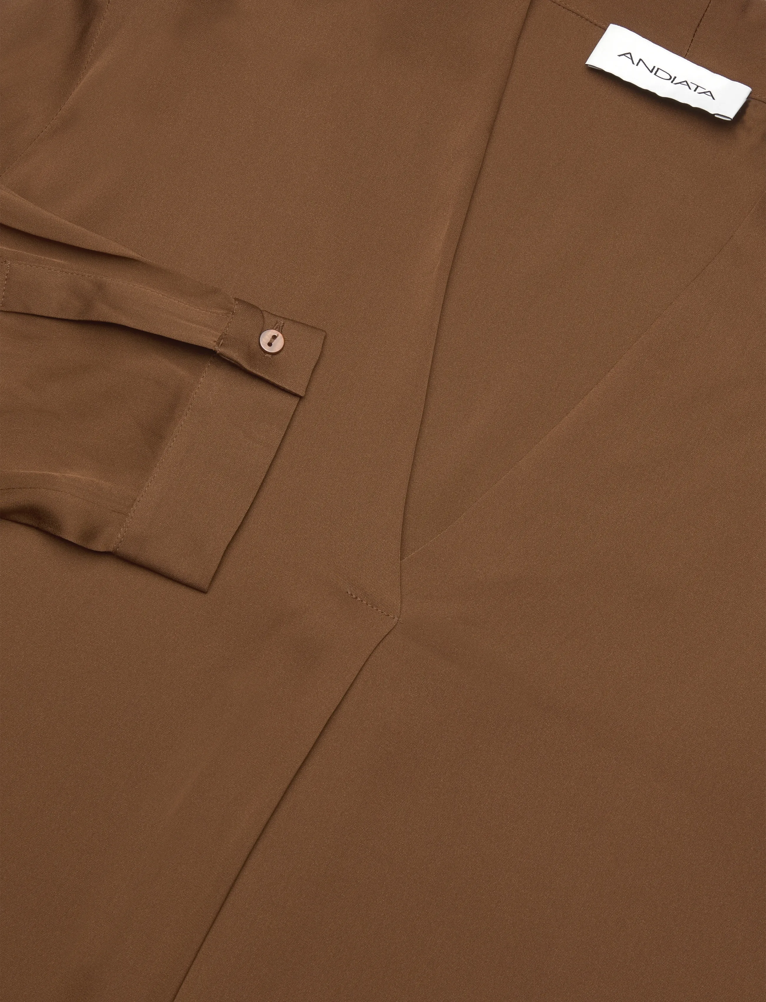 Andiata - Elle Blouse - langærmede bluser - cognac - 2