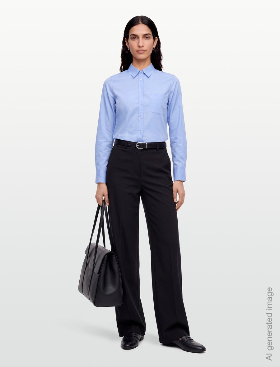 Andiata - Nicci shirt - langärmlige hemden - light blue - 0