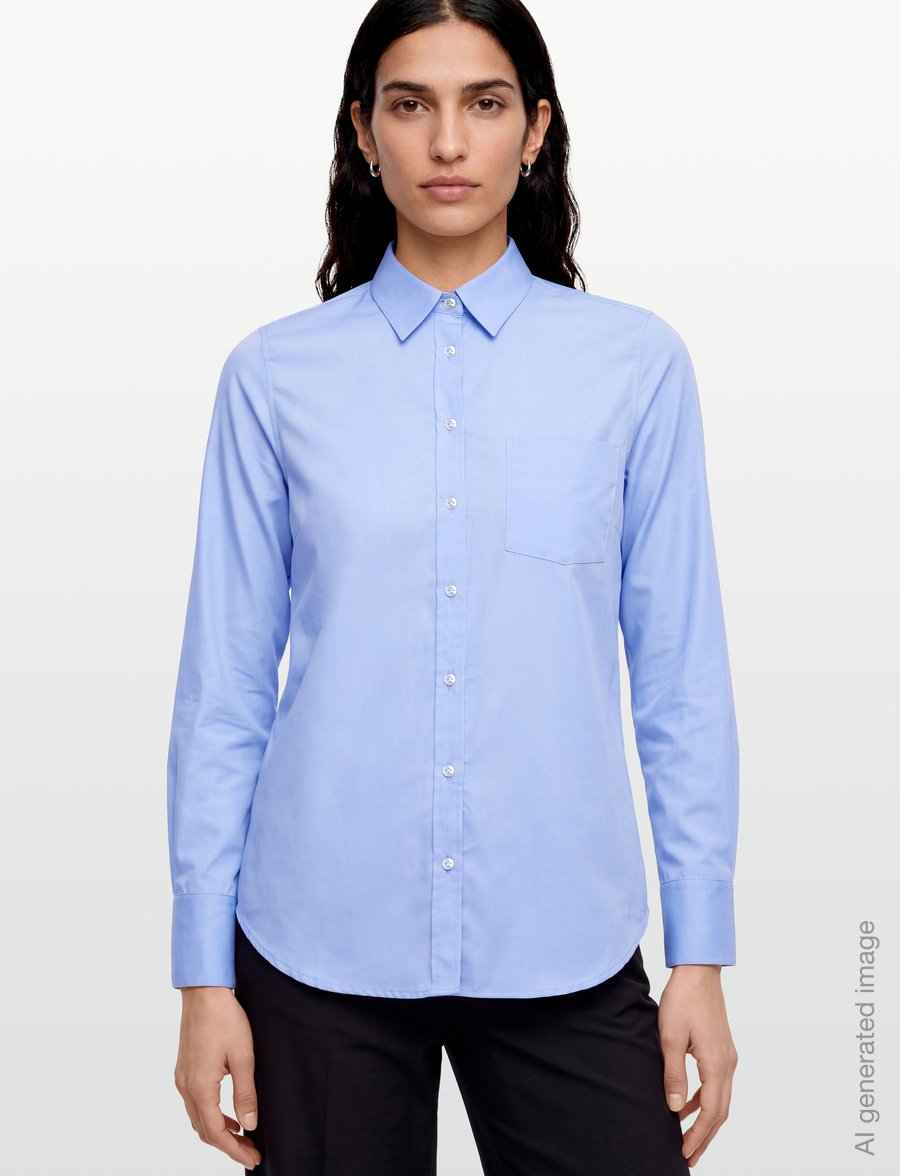 Andiata - Nicci shirt - langärmlige hemden - light blue - 3