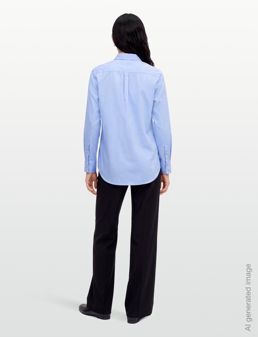 Andiata - Nicci shirt - langärmlige hemden - light blue - 4