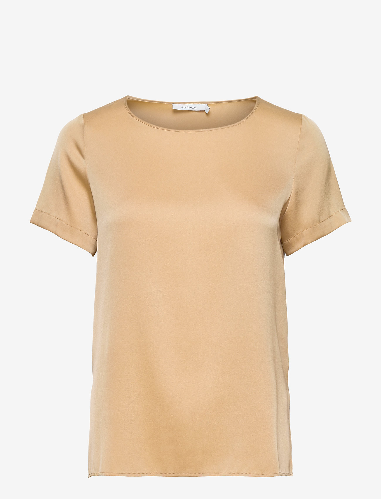 BLOOMIE SILK BLOUSE - GOLD