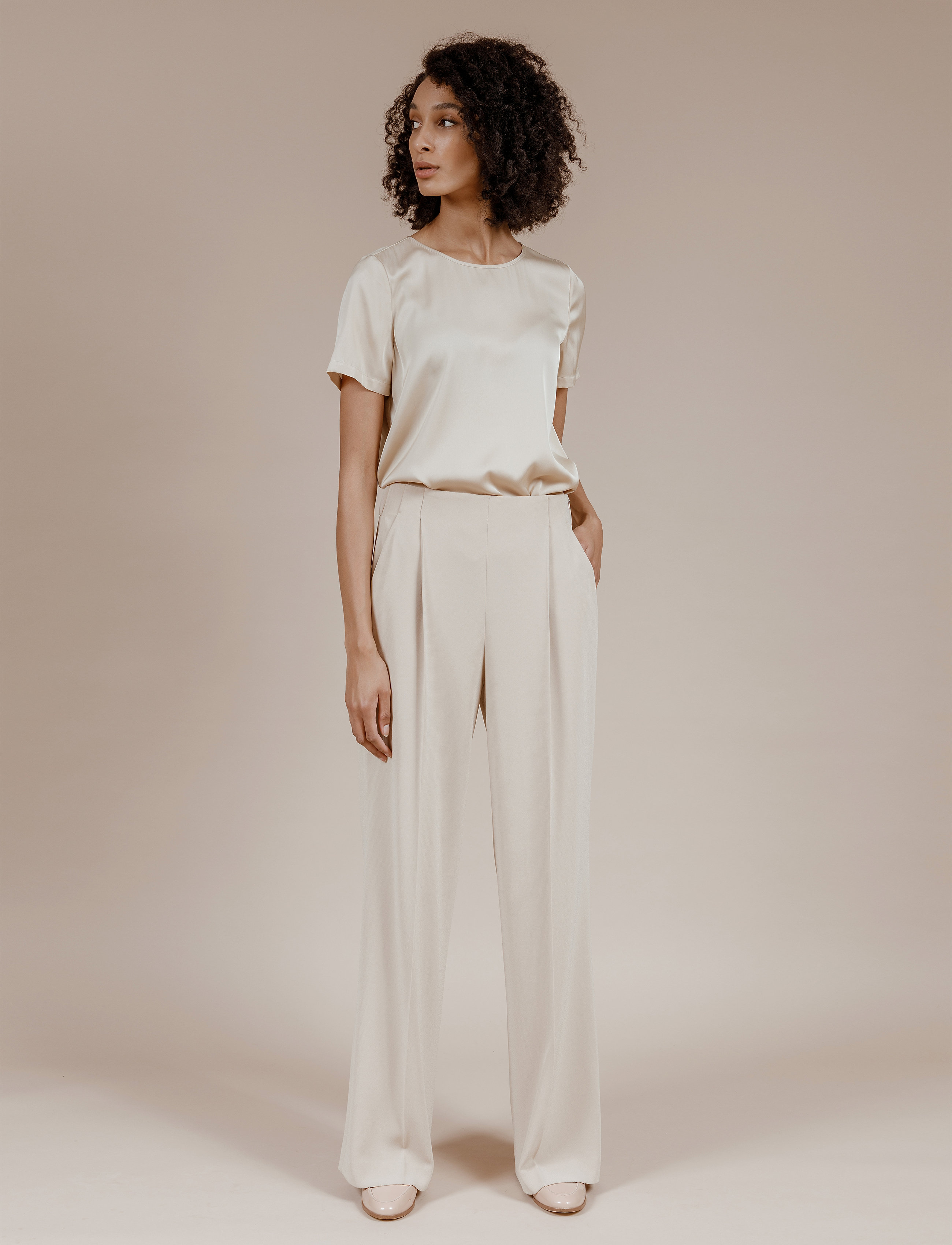 Andiata - BLOOMIE SILK BLOUSE - honey - 5