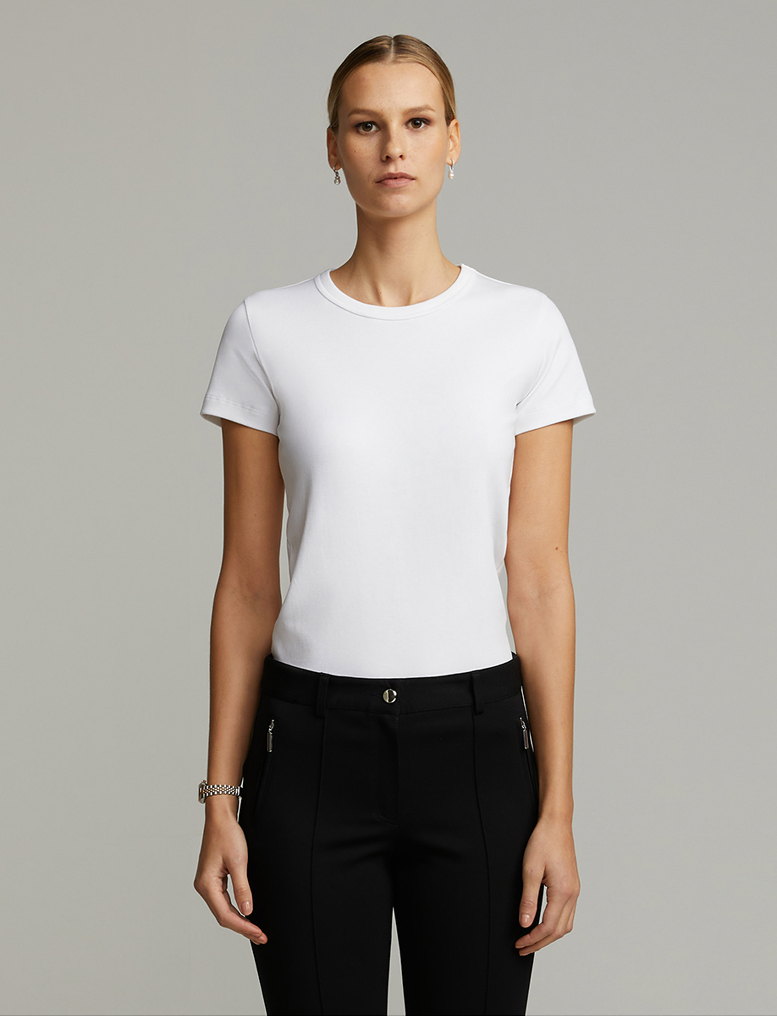Andiata - Famie t-shirt - t-shirts - white - 0