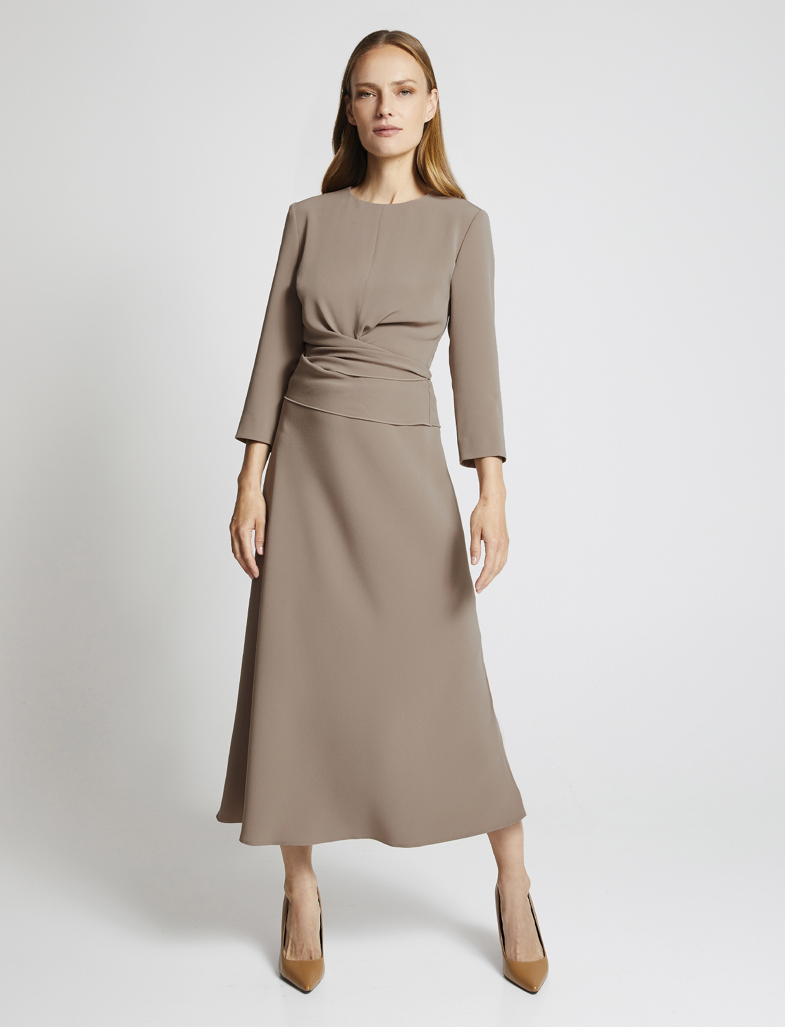 Andiata - KIANA BLOUSE - dark taupe - 2