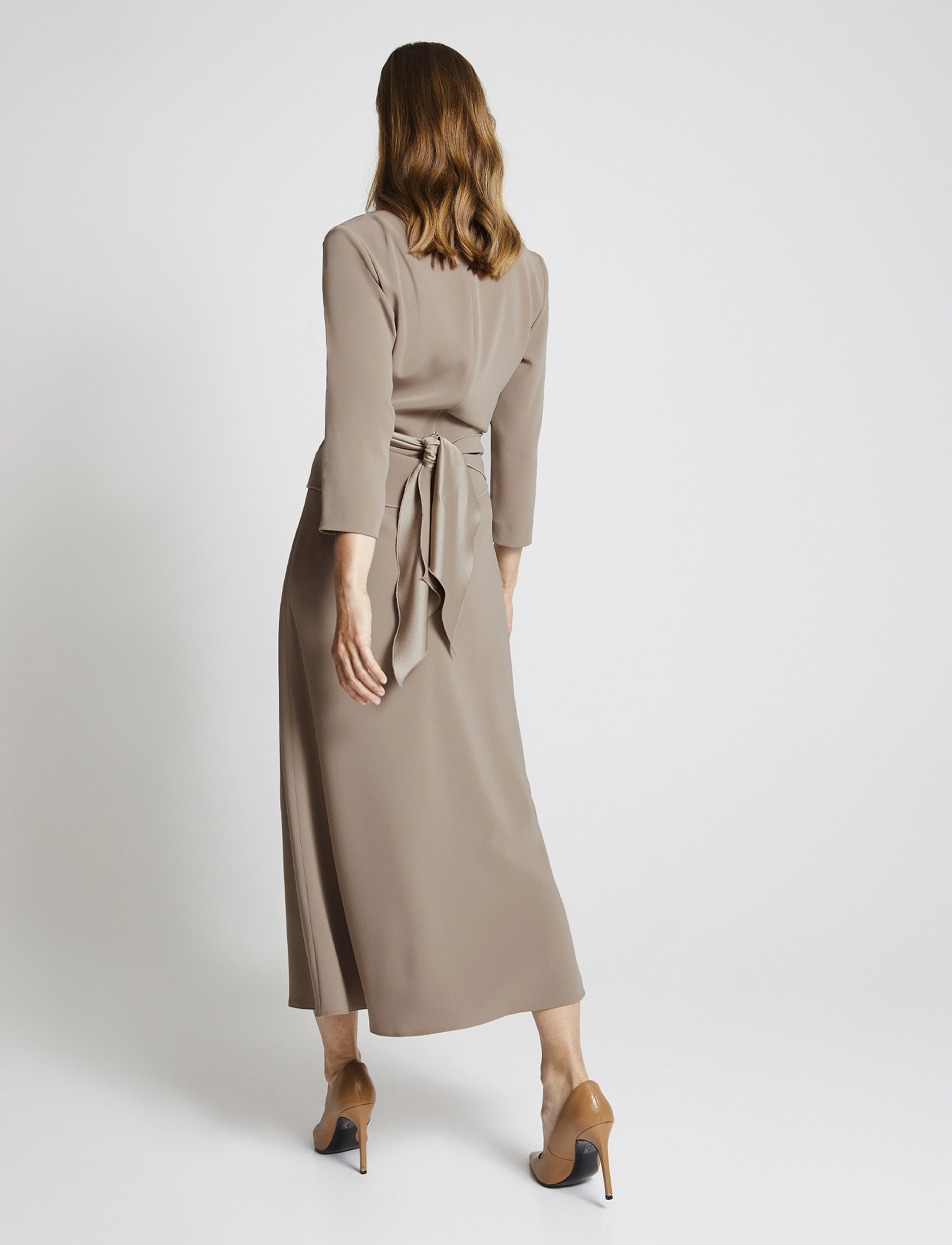 Andiata - KIANA BLOUSE - dark taupe - 3