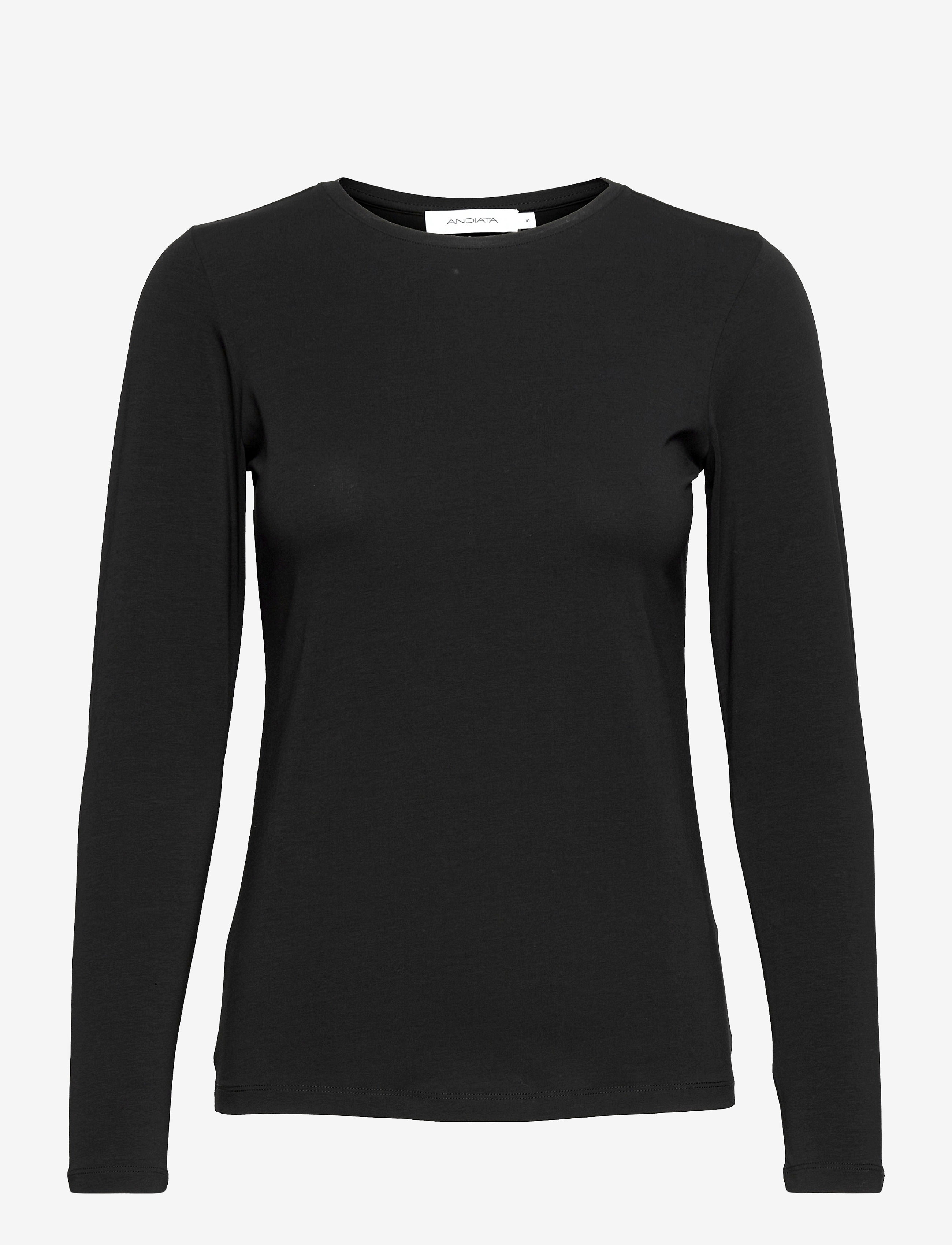 Andiata Sibio jersey top - Transitional Layering - BLACK / black