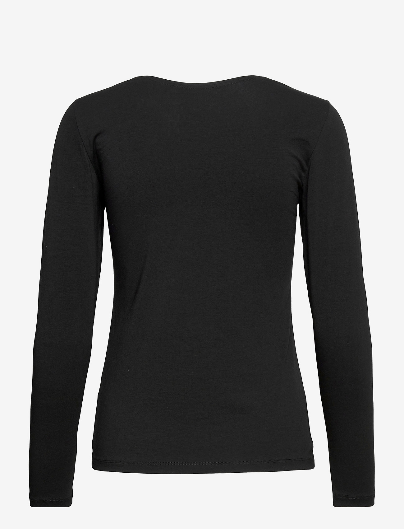 Andiata - Sibio jersey top - långärmade toppar - black - 2