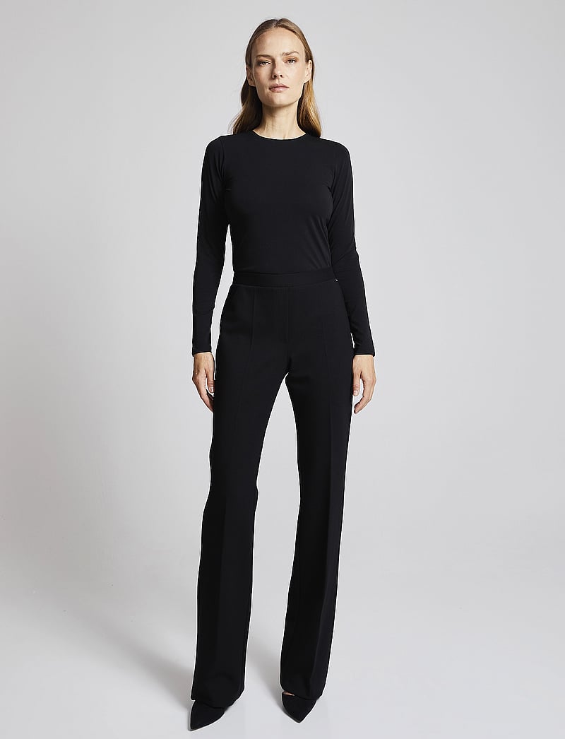 Andiata - Sibio jersey top - langärmlige tops - black - 0