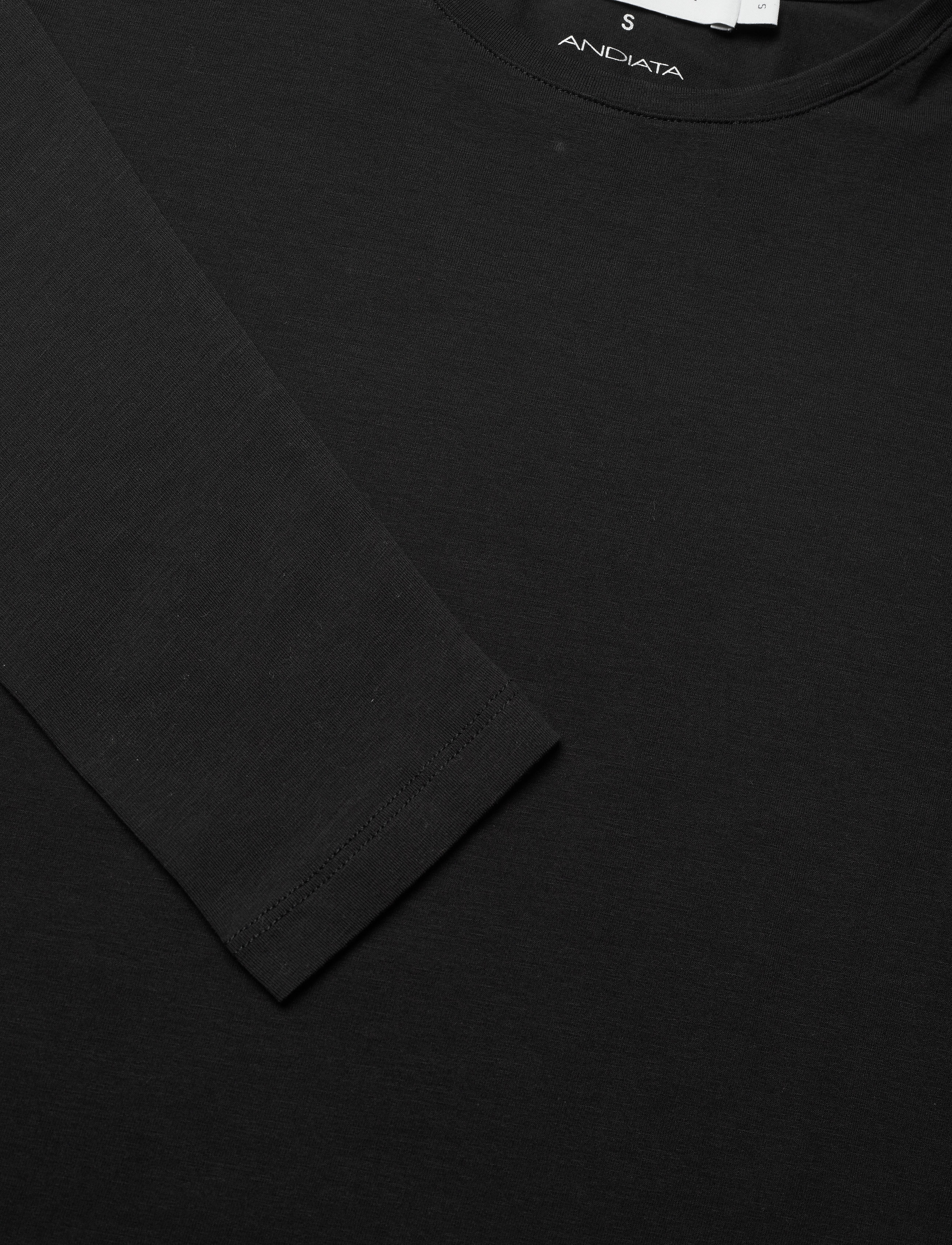 Andiata - Sibio jersey top - langärmlige tops - black - 5