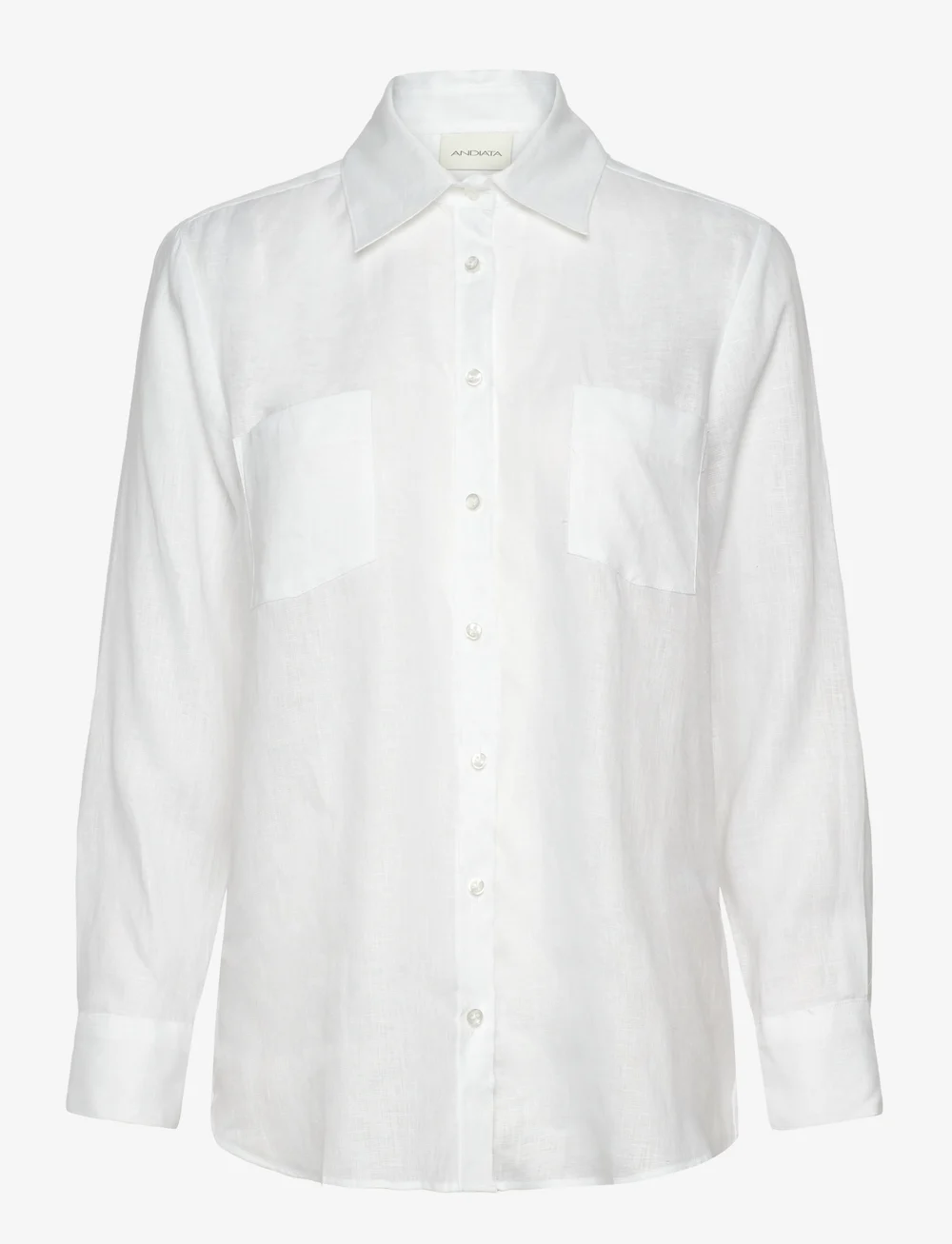 Andiata - Nicci 2 - hørskjorter - brilliant white - 1