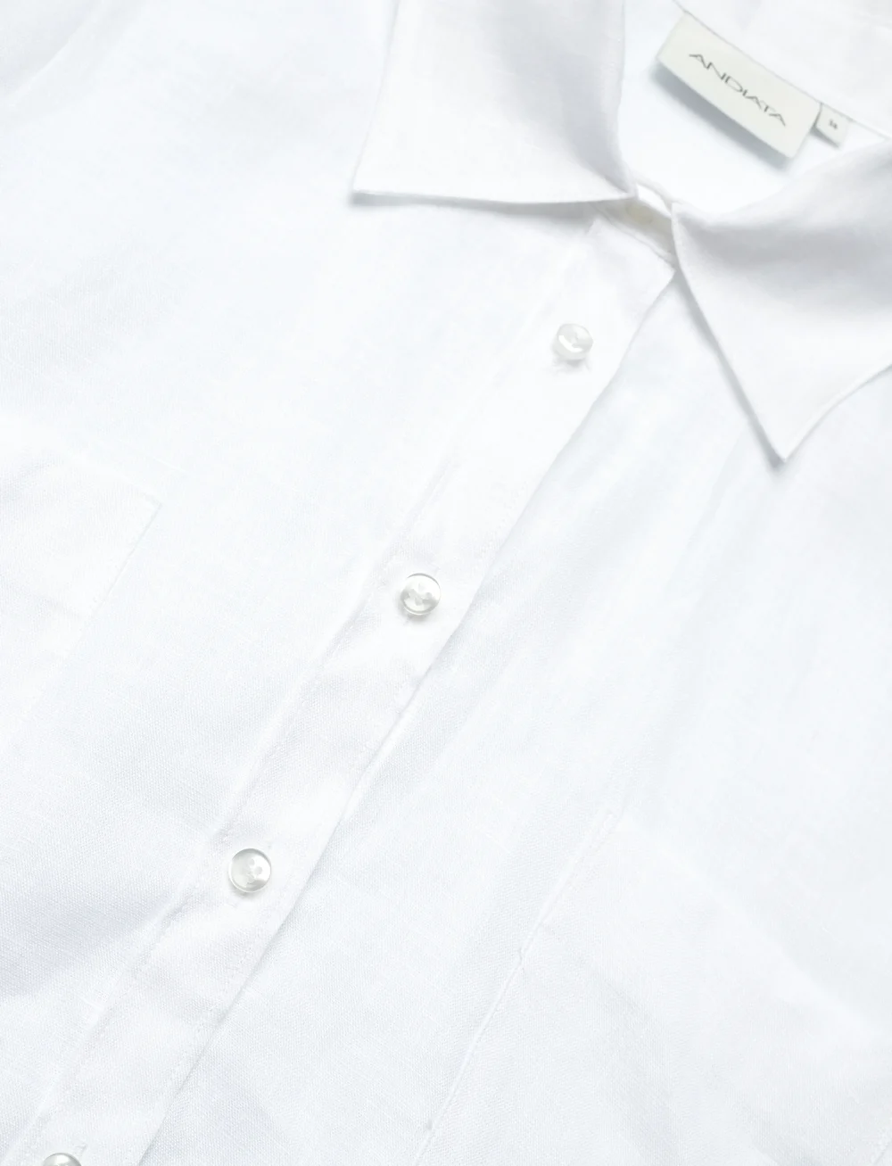 Andiata - Nicci 2 - hørskjorter - brilliant white - 5