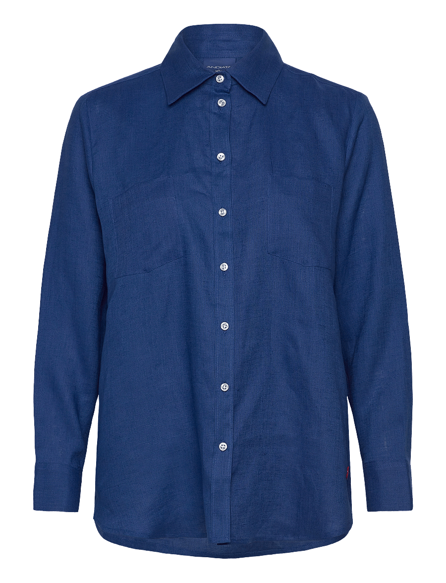Andiata - Nicci 2 - leinenhemden - mediterranean blue - 0