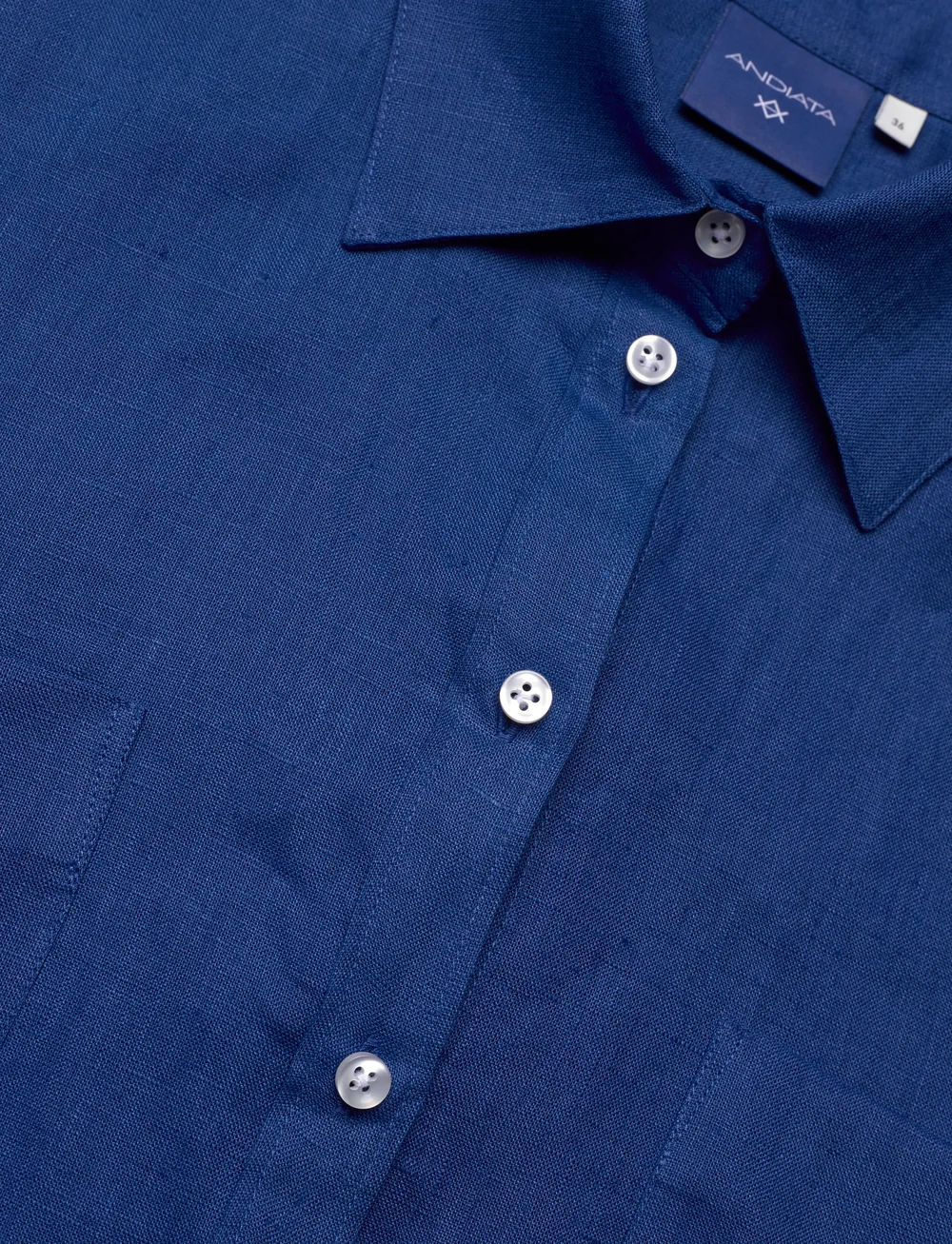 Andiata - Nicci 2 - linneskjortor - mediterranean blue - 2