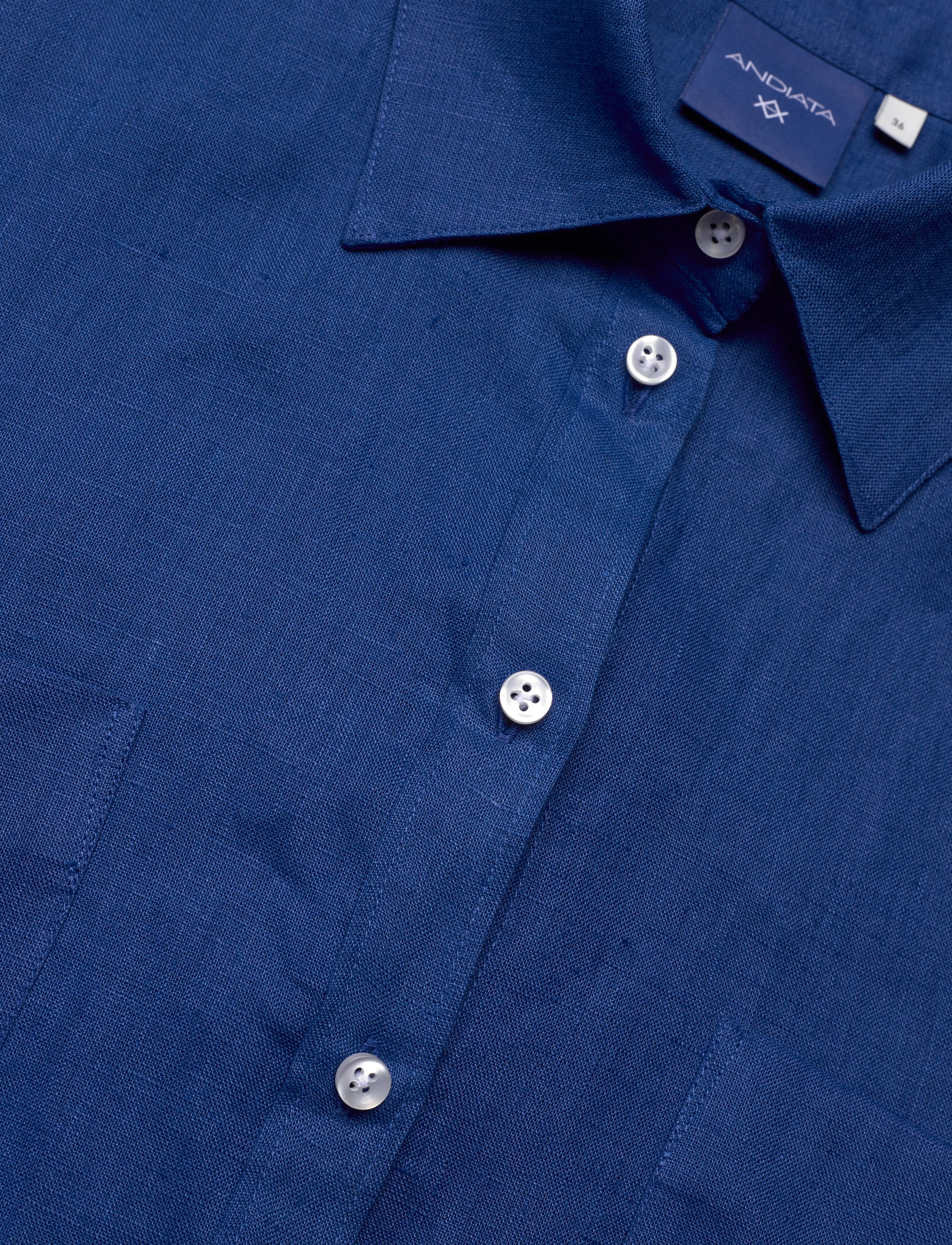 Andiata - Nicci 2 - hørskjorter - mediterranean blue - 2