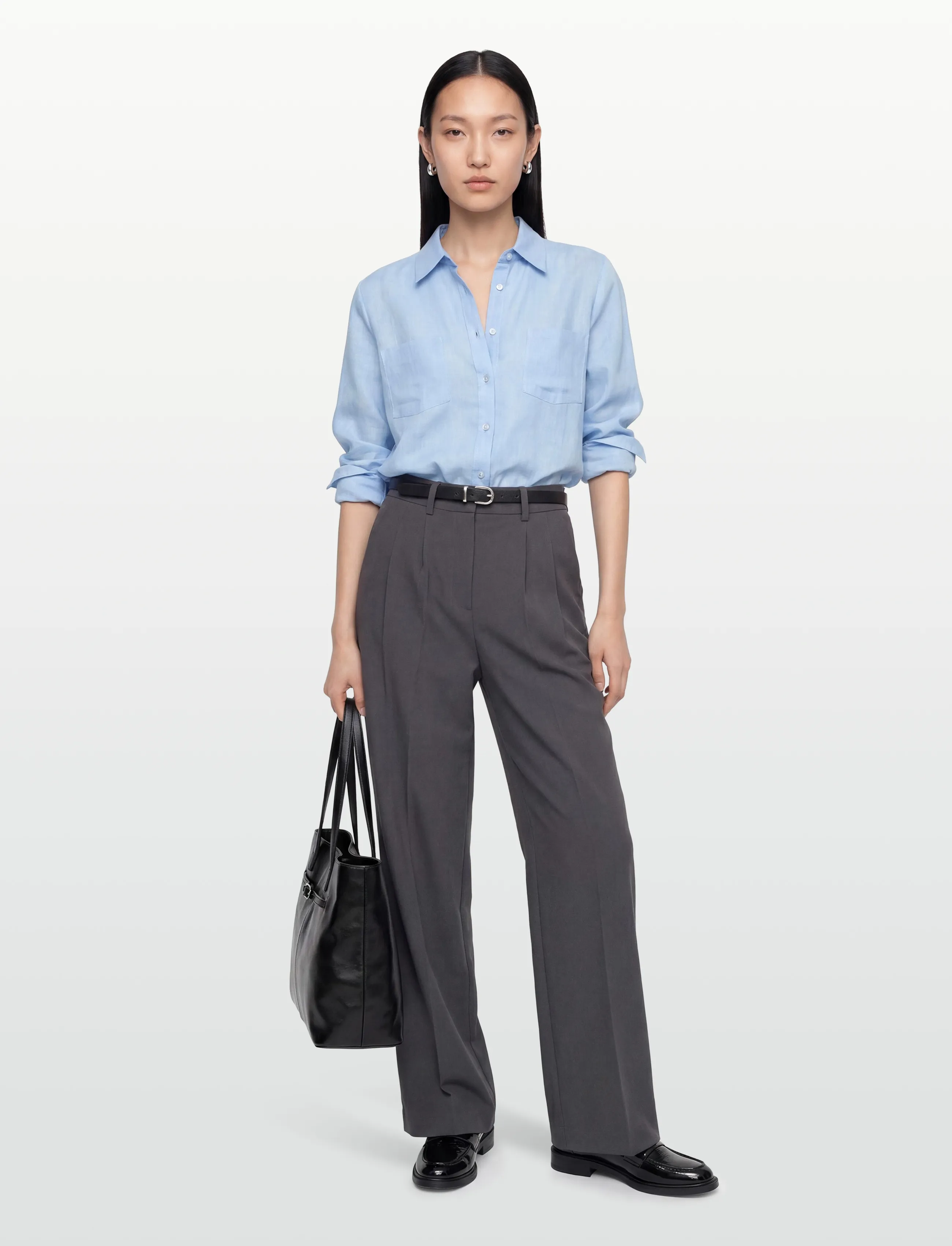 Andiata Nicci 2 - Koszule - SKY BLUE / blue