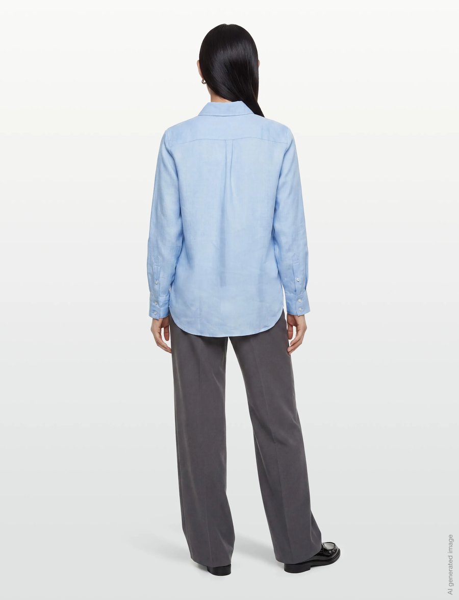 Andiata - Nicci 2 - jeanshemden - sky blue - 4