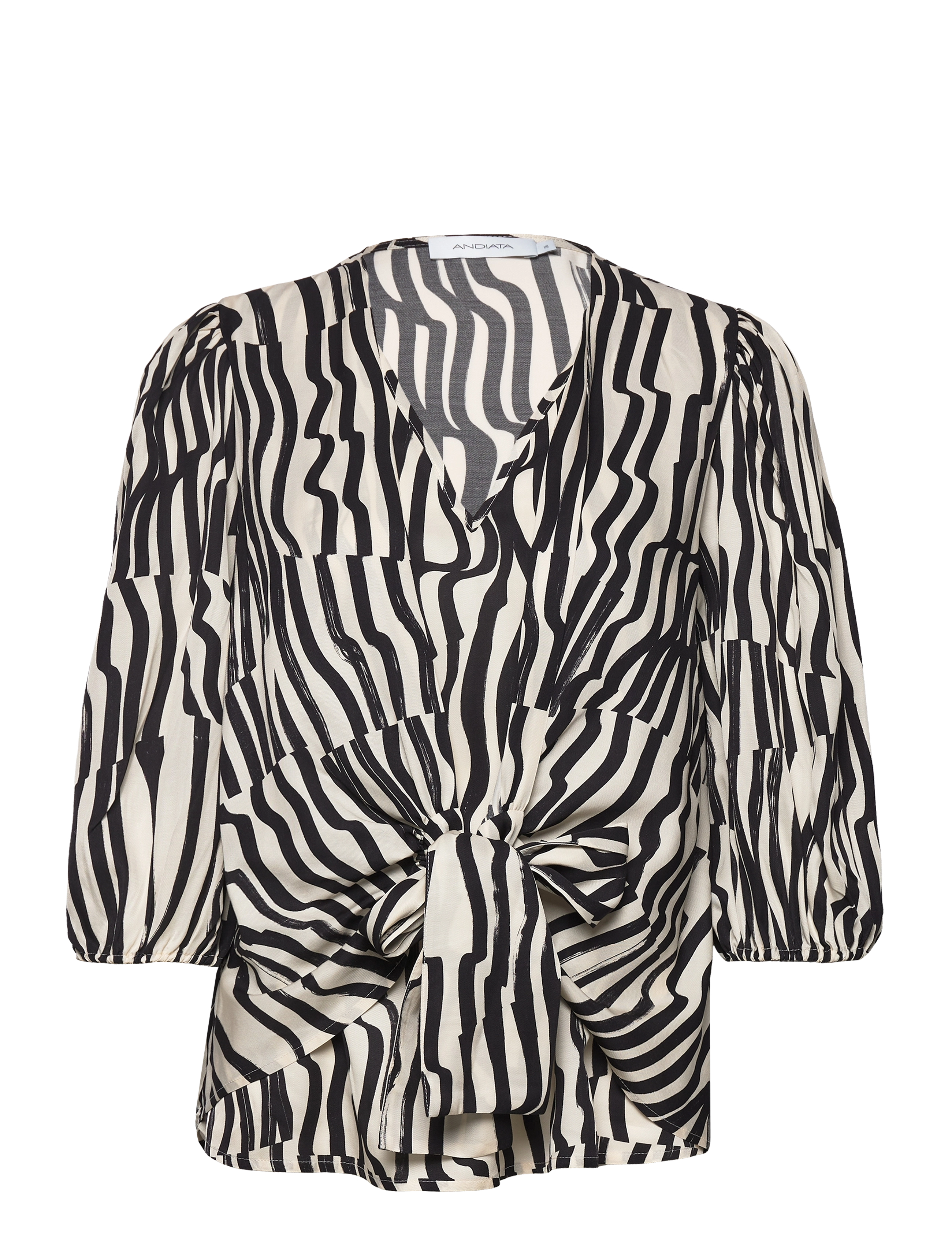 ANDIATA Vilja Print Bluse Patterned - 34 - Damen