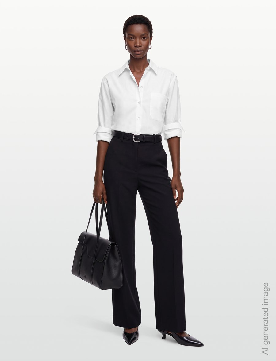 Andiata - Dakota shirt - pitkähihaiset kauluspaidat - brilliant white - 0