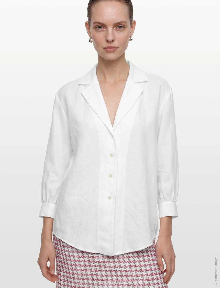 Andiata - Alaina - jeanshemden - brilliant white - 3
