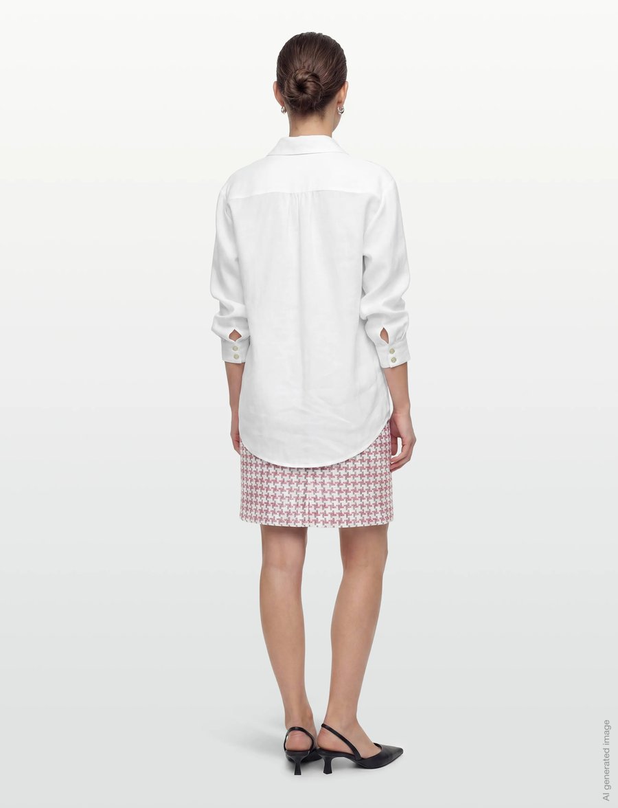 Andiata - Alaina - jeanshemden - brilliant white - 4