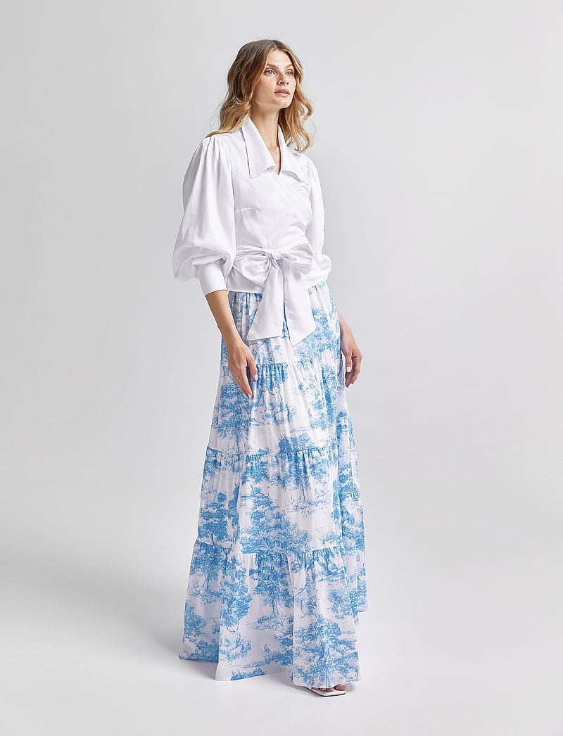 Andiata - Calypso - langærmede bluser - white - 4