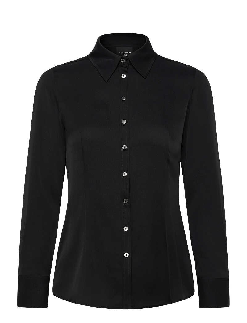 Andiata - Lilith - jeansskjortor - black - 0