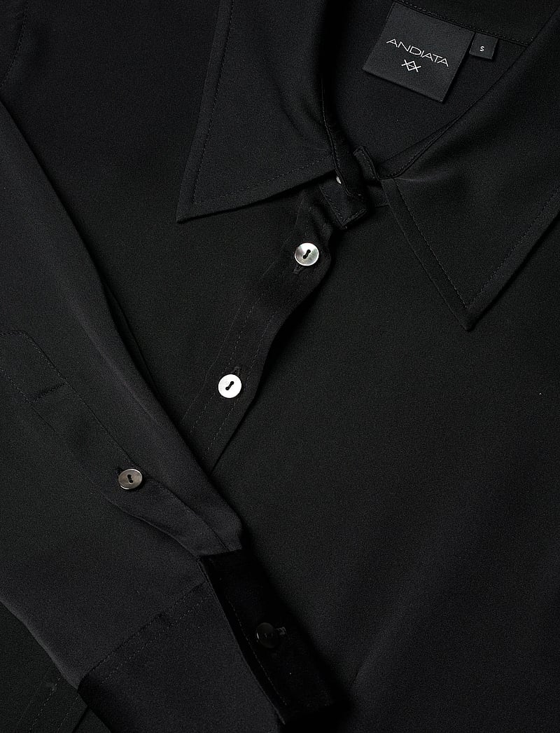 Andiata - Lilith - jeansskjortor - black - 2