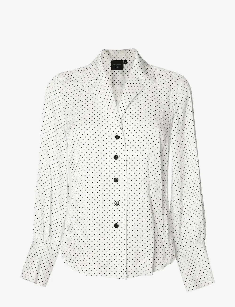 Andiata - Kathy 2 - jeansblouses - tiny dots - 1