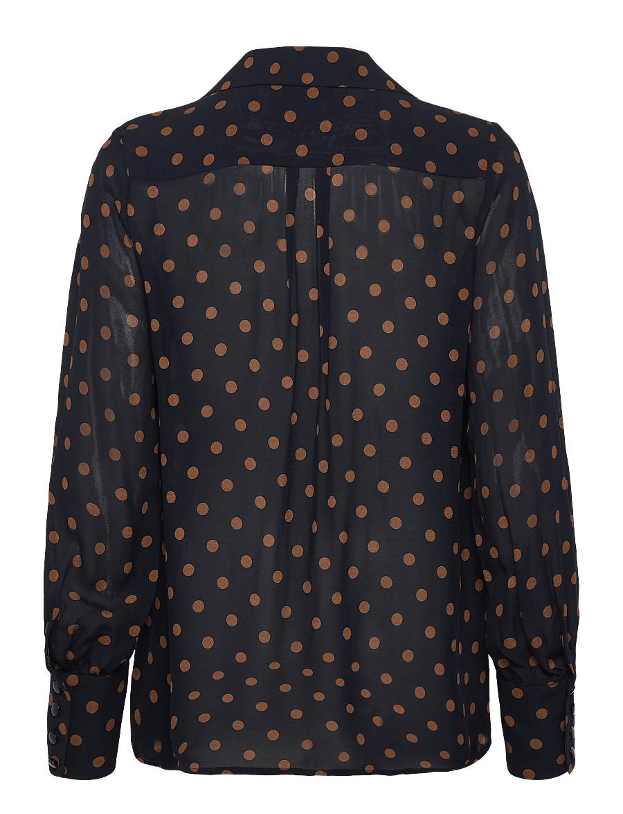 Andiata - Kathy 2 - long sleeved blouses - polka dots - 2