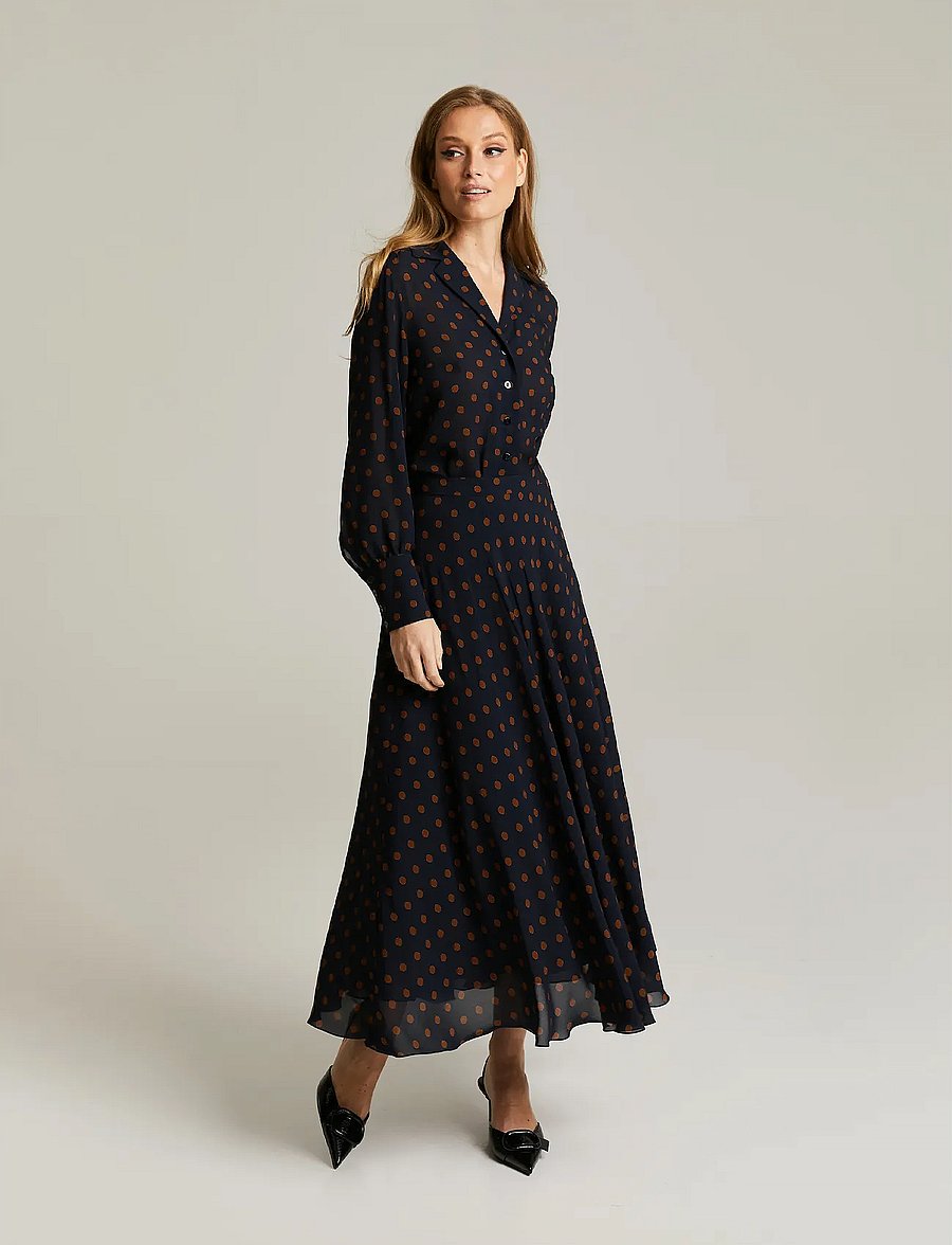 Andiata - Kathy 2 - long sleeved blouses - polka dots - 3
