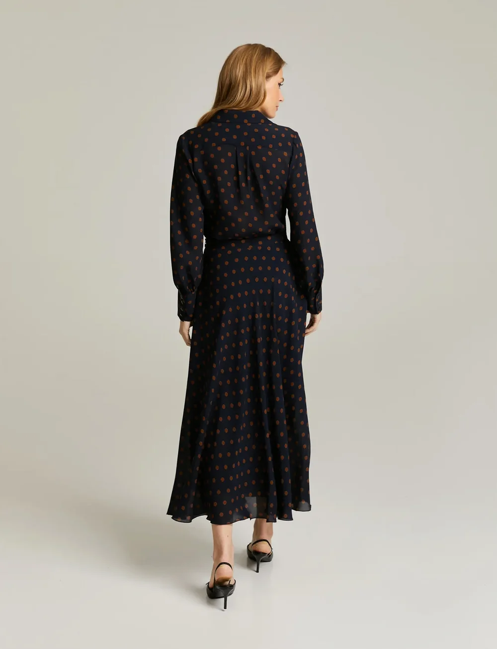 Andiata - Kathy 2 - långärmade blusar - polka dots - 4