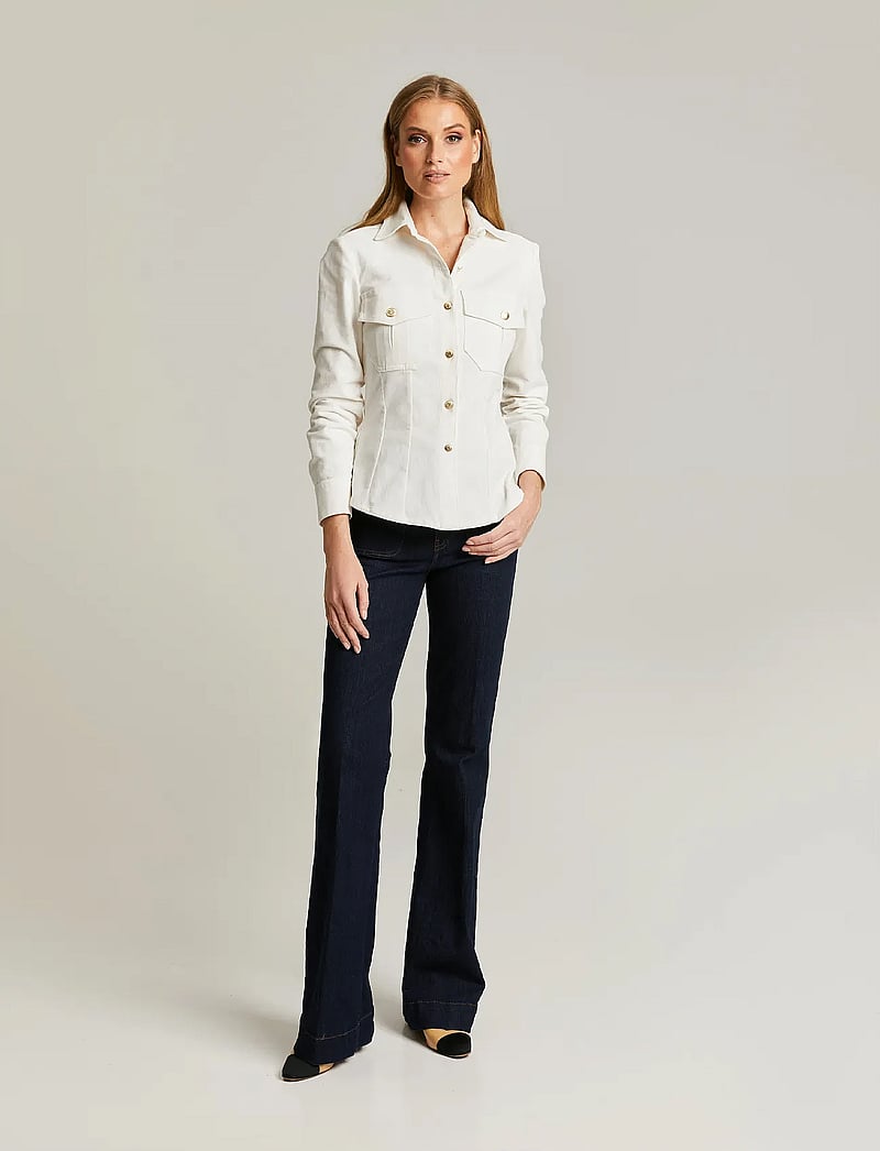 Andiata - Kajsa - jeanshemden - chalk white - 0