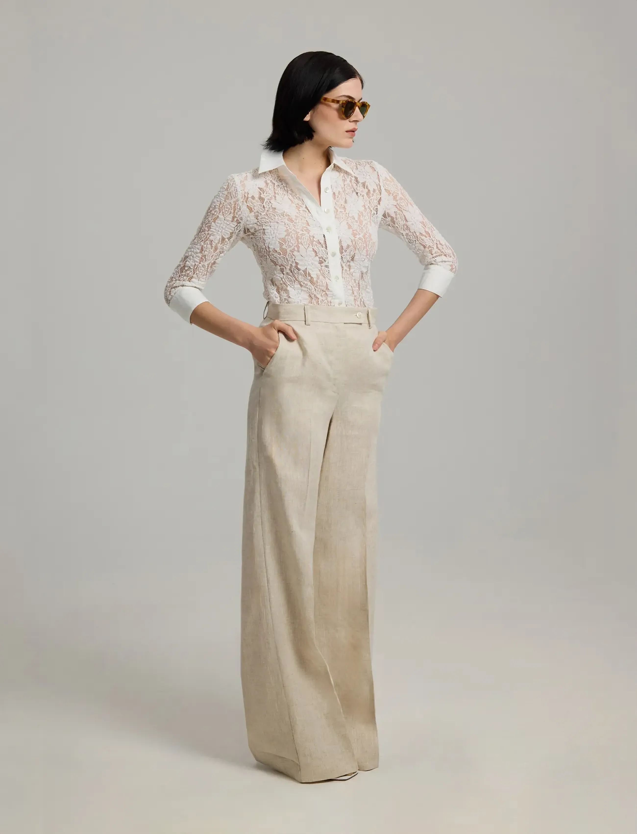 Andiata - Sunny - marškiniai ilgomis rankovėmis - brilliant white - 2
