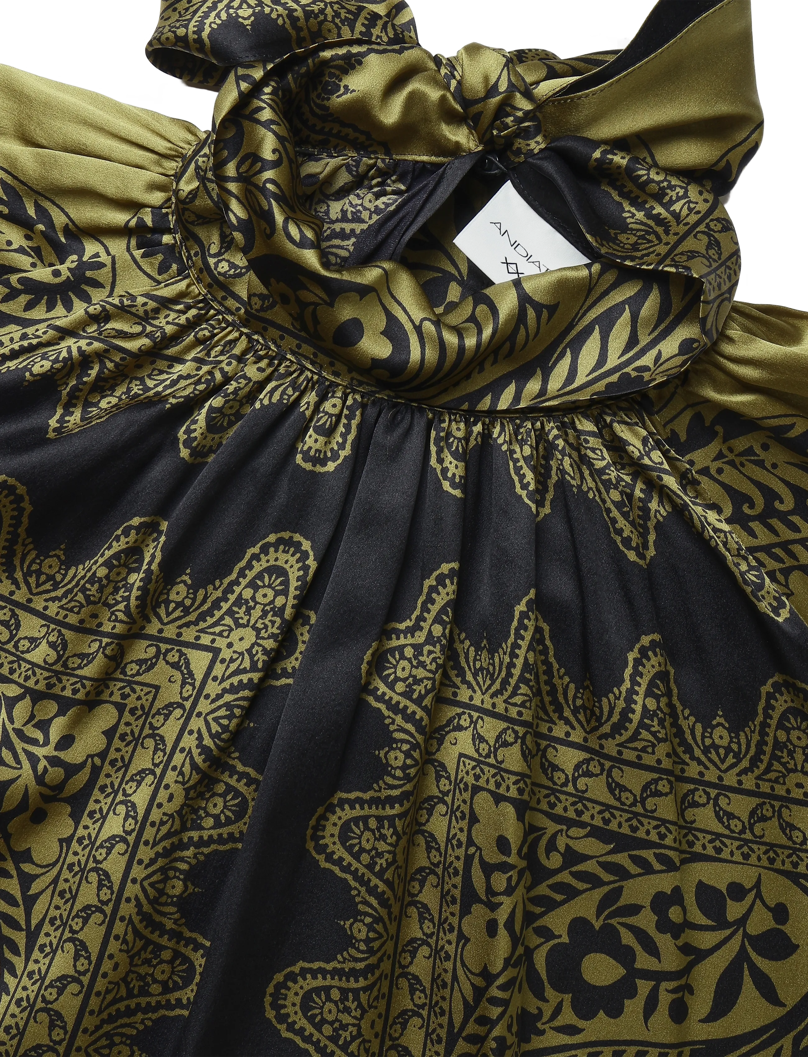 Andiata - Evelora blouse - långärmade blusar - black filigree - 2