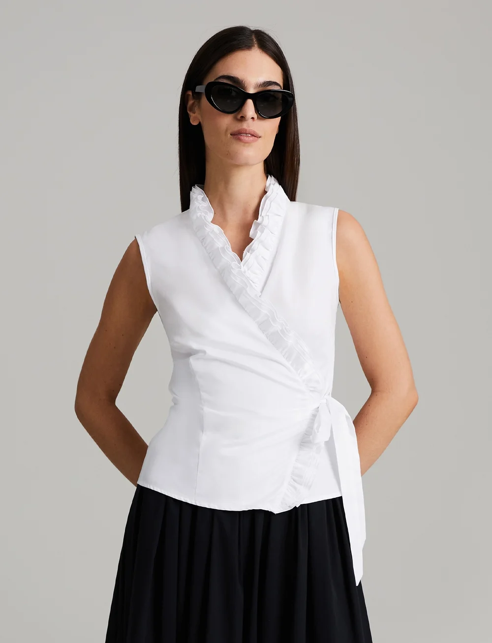 Andiata - Dorita - Ärmellose tops - brilliant white - 0