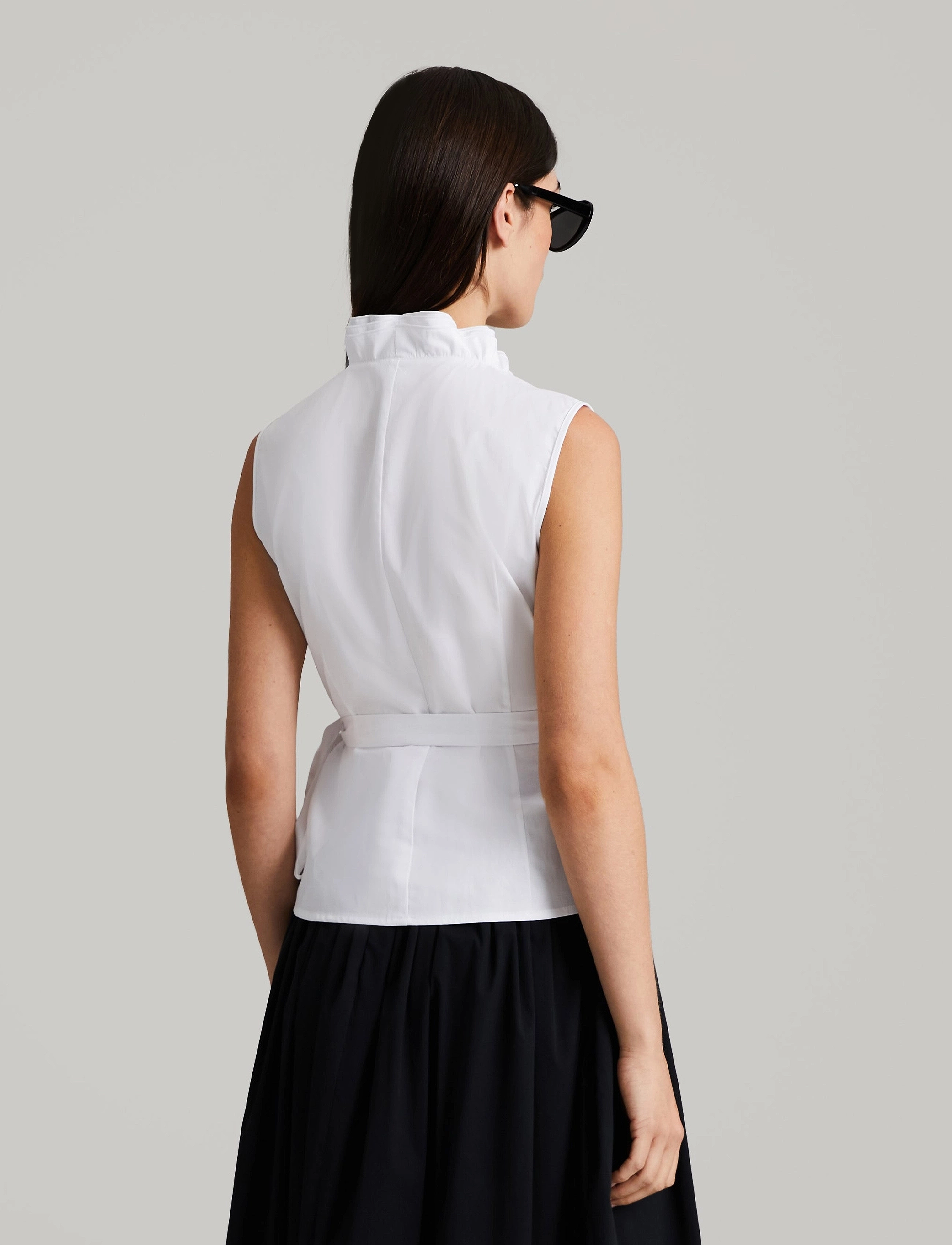 Andiata - Dorita - palaidinukės be rankovių - brilliant white - 3