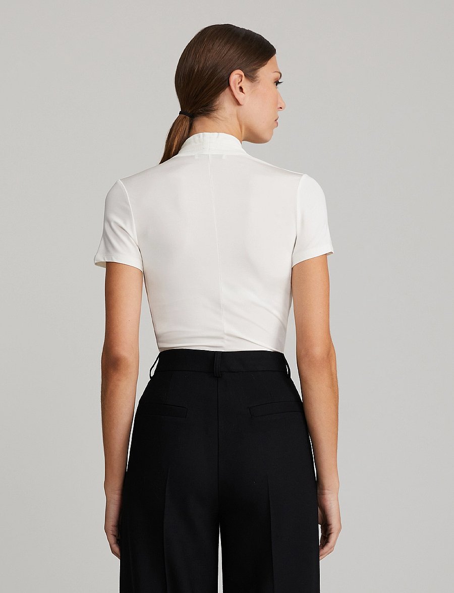 Andiata - Fifi 2 Top - kurzärmelige blusen - chalk white - 5