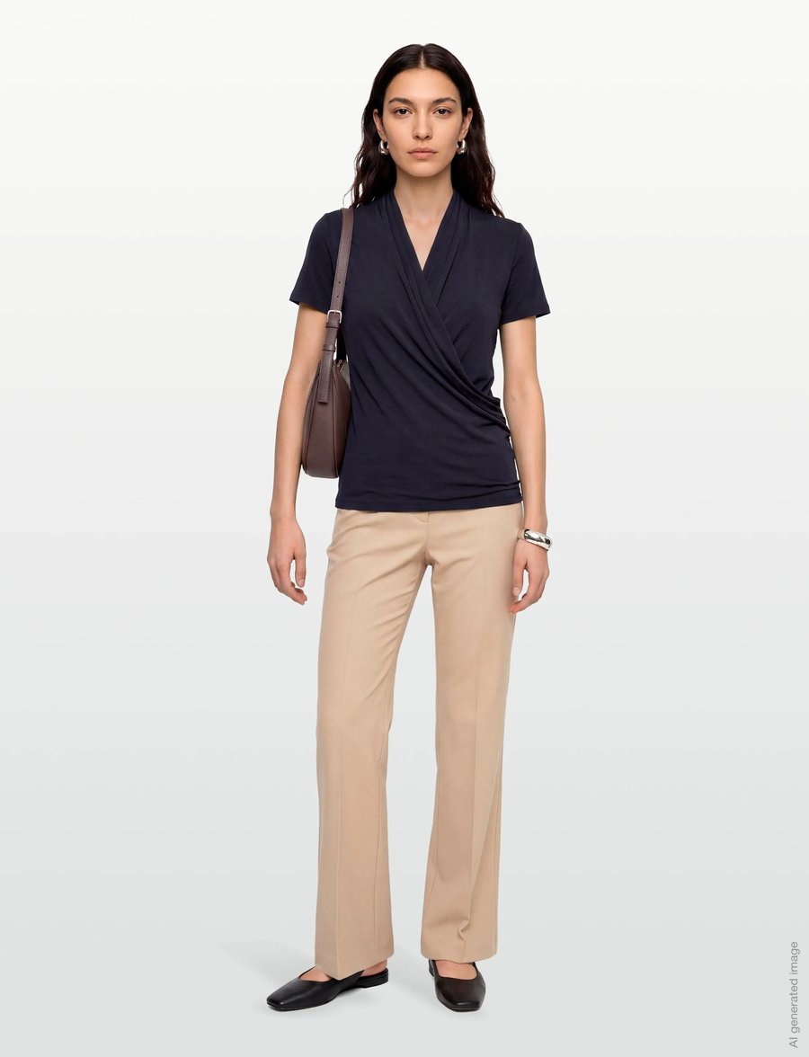 Andiata - Fifi 2 - t-shirts & tops - royal navy - 0