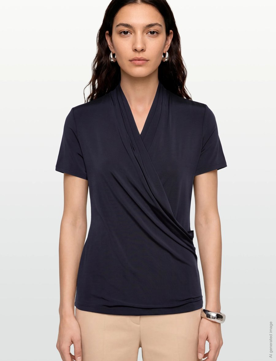 Andiata - Fifi 2 - t-shirts & tops - royal navy - 3