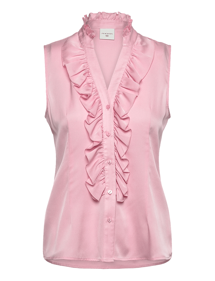Andiata - Umika 1 - Ærmeløse bluser - peony pink - 1