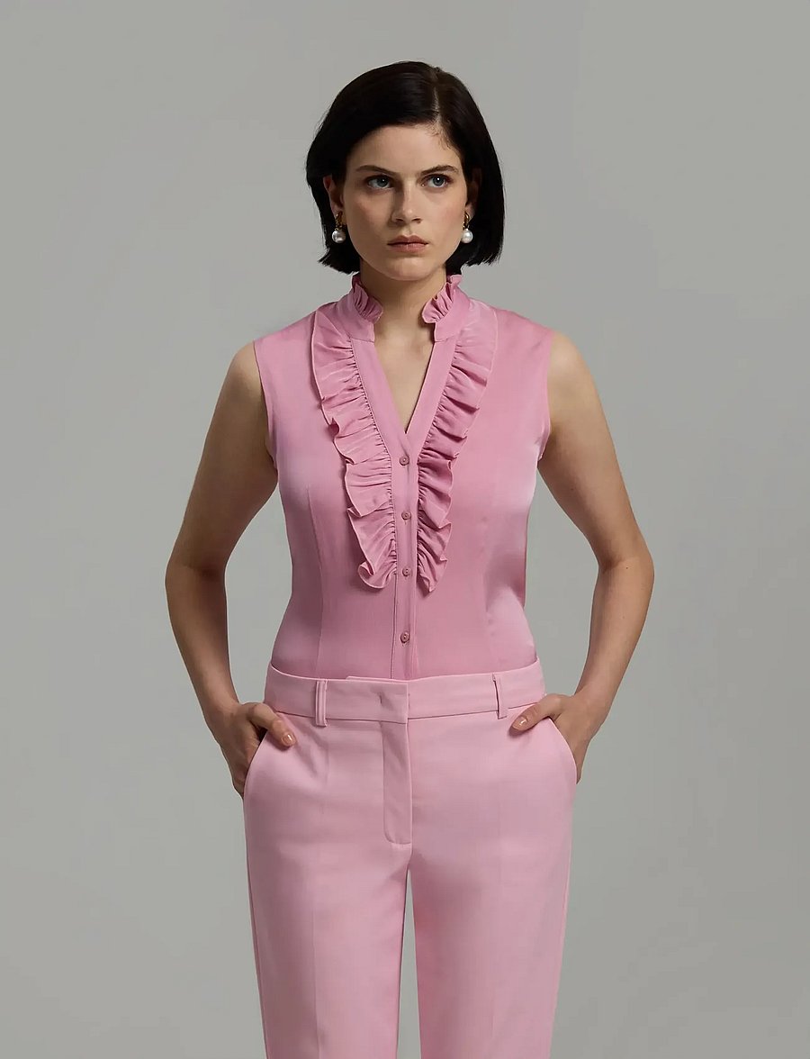 Andiata - Umika 1 - Ærmeløse bluser - peony pink - 0