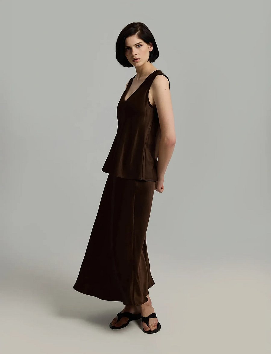 Andiata - Madsy - topi bez piedurknēm - mocha - 3