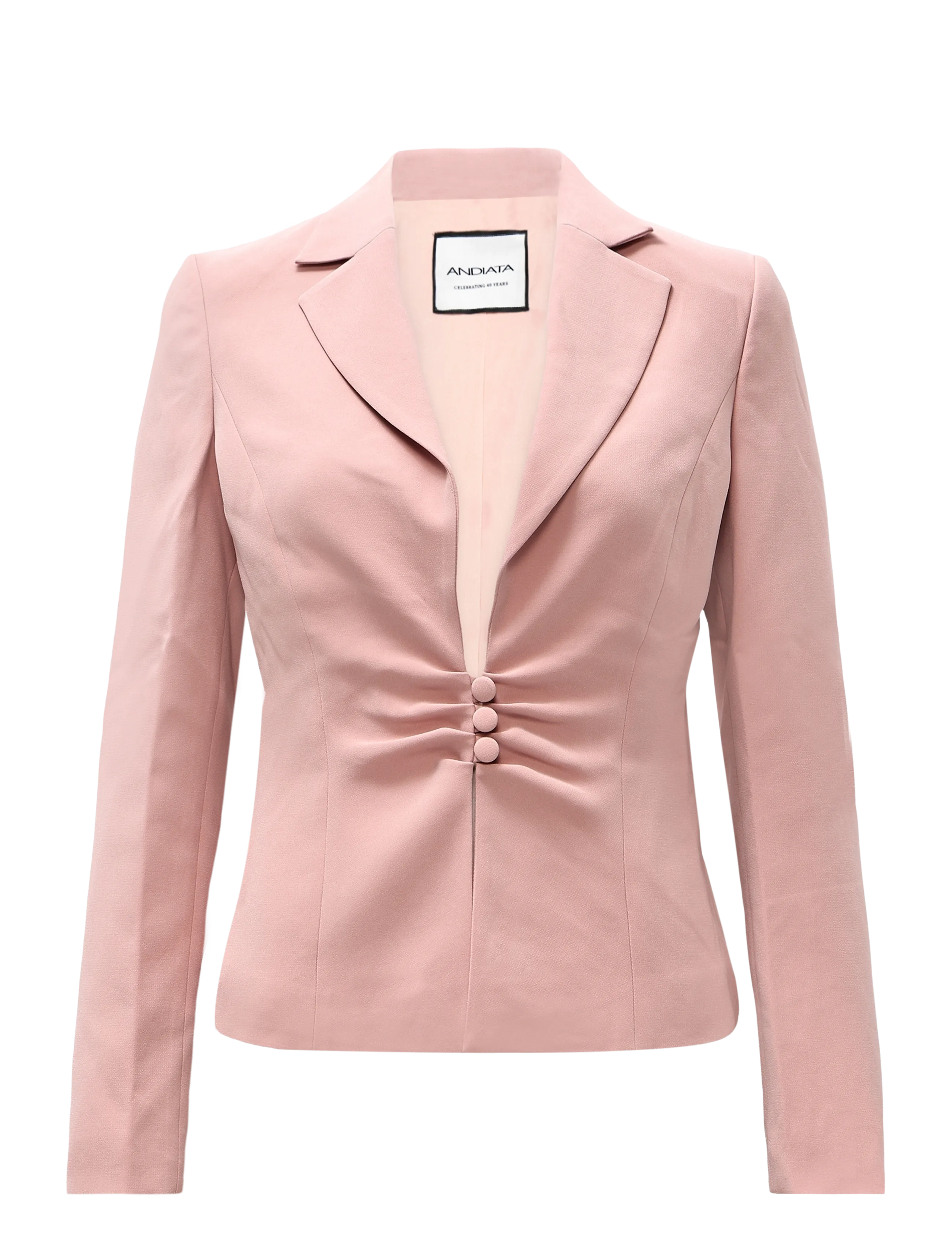 Andiata Fiola blazer - Modetrends - HAZY PINK / pink/rose